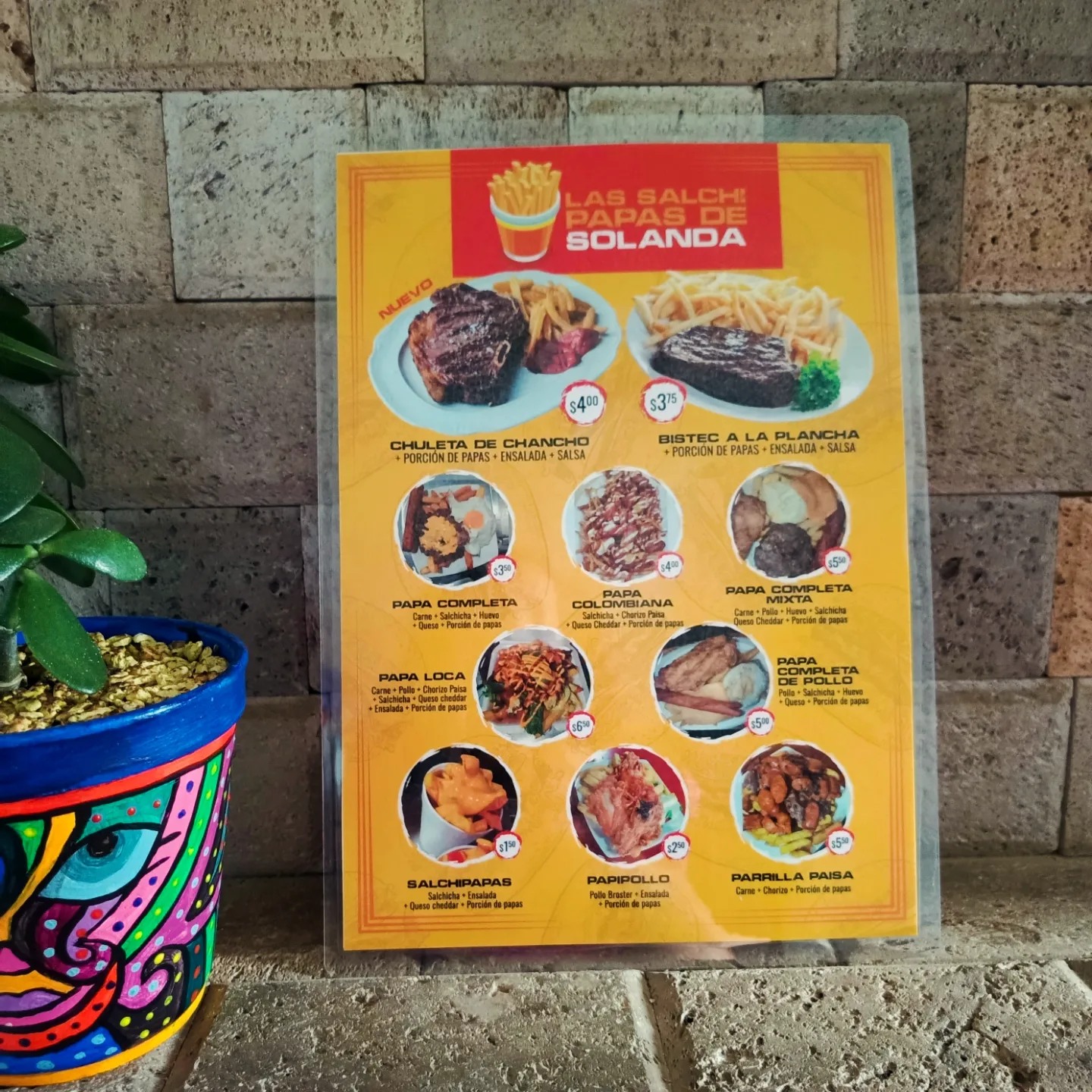 Menus para restaurante
