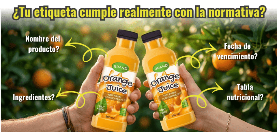 etiquetas productos alimenticios en Ecuador